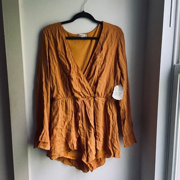 Altar'd State Pants - NWT | Altar’d State | Mustard Romper